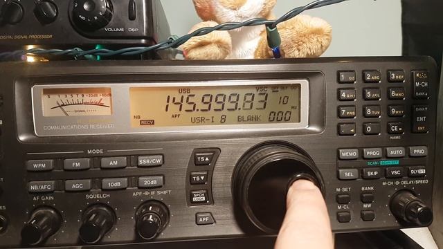 XW-2F Amateur radio Satellite received on Icom IC-R8500 receiver смотреть онлайн