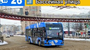 информатор троллейбуса номер 26 города Санкт-Петербург