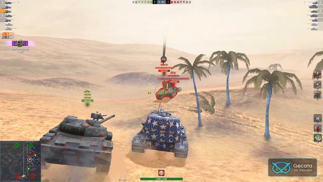 WoT Blitz VK 72 "М" (Пробная запись через комп) смотреть онлайн