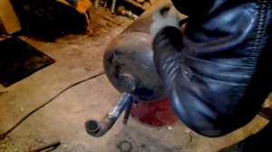 Бойлер косвенного нагрева из газового баллона