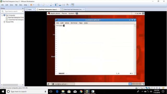 How to configure NFS server in Red Hat Linux 6 смотреть онлайн