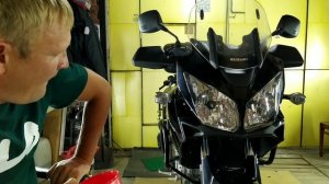 SUZUKI V-STROM DL 650 ПОСЛЕ OFF-ROAD