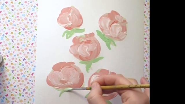 КАК РИСОВАТЬ РОЗЫ / красивые и простые рисунки смотреть онлайн