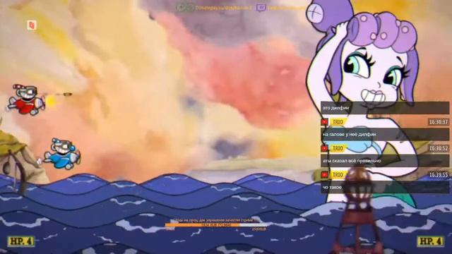 Cuphead: Прохождение вдвоем. Играем, горим и жрем) смотреть онлайн