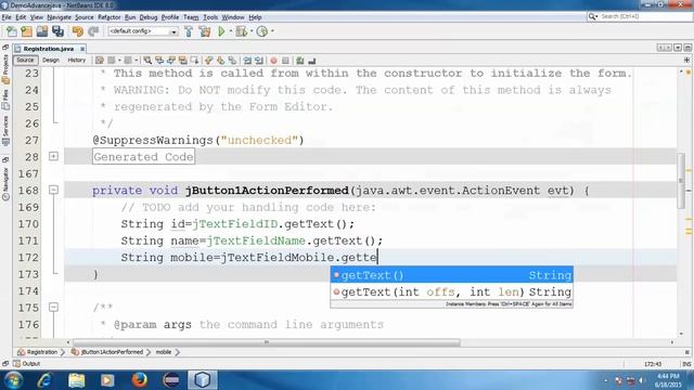 Create a registration form #Netbeans ide смотреть онлайн