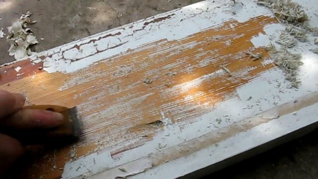 Как удалить старую краску с помощью цикли