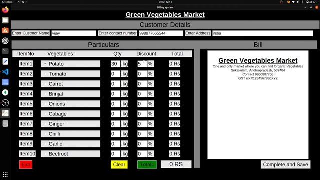 Billing System Using Python and Tkinter project | #tkinter #python #billingsoftware #pythonprojects смотреть онлайн