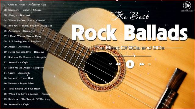 The Best Of 80s And 90s Rock Ballads Songs 💗 Rock Ballads Collection 80s 90s