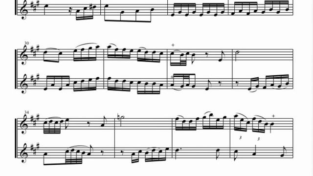 Cr 064-068 bpm - Play-along recorder duets - "Andante" by Stamitz - AT #1/5 смотреть онлайн