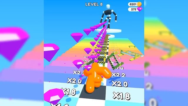 ЭВОЛЮЦИЯ РАЗМЕРА ЧЕЛОВЕЧКА, МАКСИМАЛЬНЫЙ УРОВЕНЬ Tall Man Run смотреть онлайн
