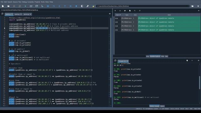 IPaddress - IPv4/IPv6 manipulation library in Python смотреть онлайн
