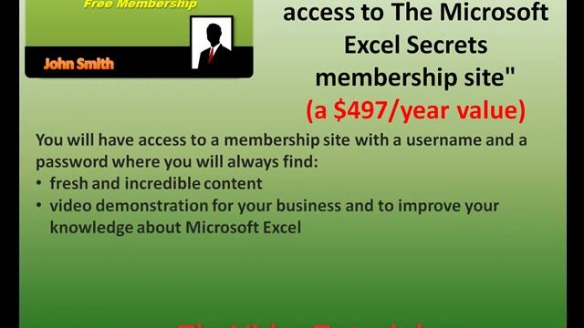 TheVideoTutorials.com - The MS Excel Video Course смотреть онлайн