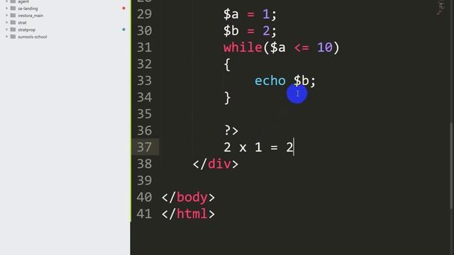 PHP Loops (While, For Loop) Tutorial in Hindi/Urdu | PHP Web Development Course For Beginners смотреть онлайн