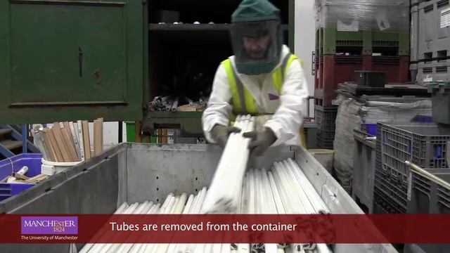 Recycling Fluorescent Tubes At The University Of Manchester