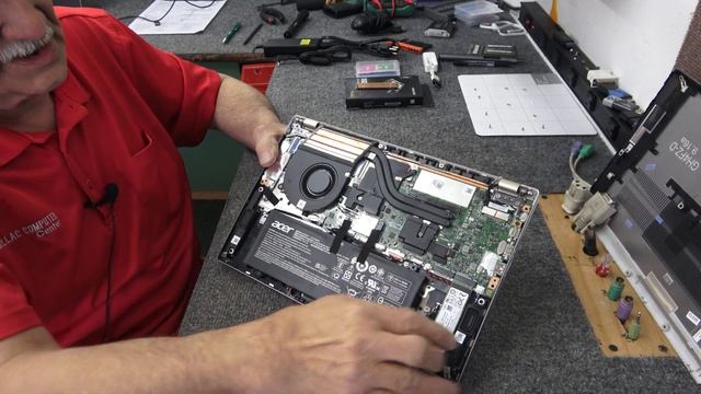 ACER Swift X ADD SECOND NVMe M.2 SSD Samsung SSD 980 смотреть онлайн