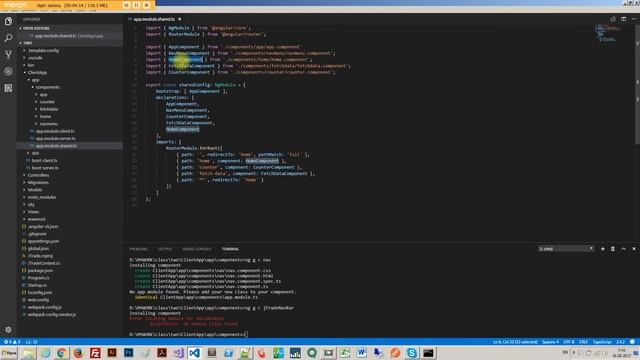 ASP.NET Core Angular - 8 Create Component смотреть онлайн