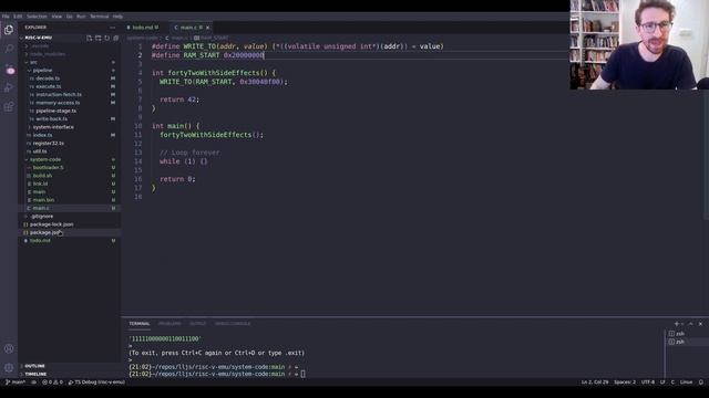 Unconditional Jumps and Running C code: RISC-V ep.6 смотреть онлайн