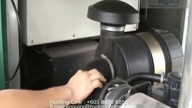 HHO Diesel Generator Hydrox Mobile HM240 Unit Setup смотреть онлайн