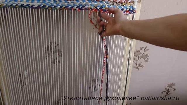 Половик из лоскутков своими руками смотреть онлайн