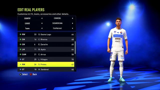 FIFA 22 Club Nacional Overall Player Ratings смотреть онлайн