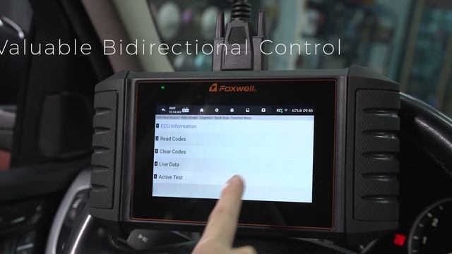FOXWELL NT710 OBD2 Diagnostic Scan Tool Car Code Reader ECU Coding Full System Bidirectional Test смотреть онлайн
