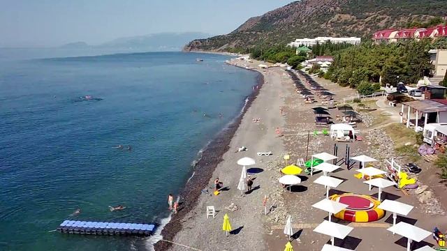 Курорт Канака, прогулка по пансионатам, находится между посёлком Рыбачье и городом Судак, Крым 2021 смотреть онлайн