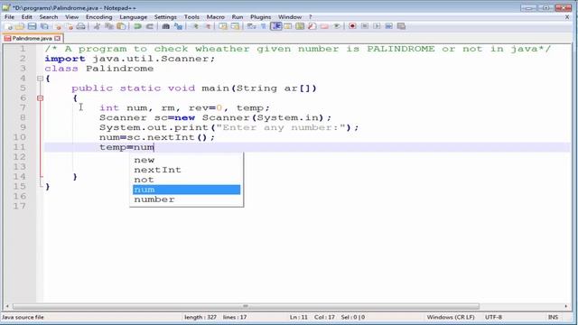Program to check palindrome number in Java In Hindi | Learners Region смотреть онлайн