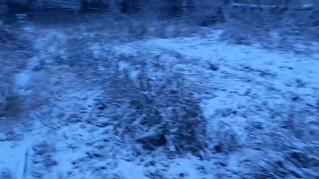 Дача выглядит так 1-ого Ноября, выпал снег и продолжает падать смотреть онлайн