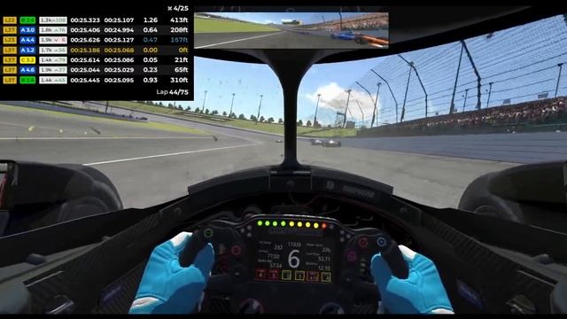 NTT Inday Car Series - iRacing - Kansas Motor Speedway (21:9 Ultrawide) смотреть онлайн
