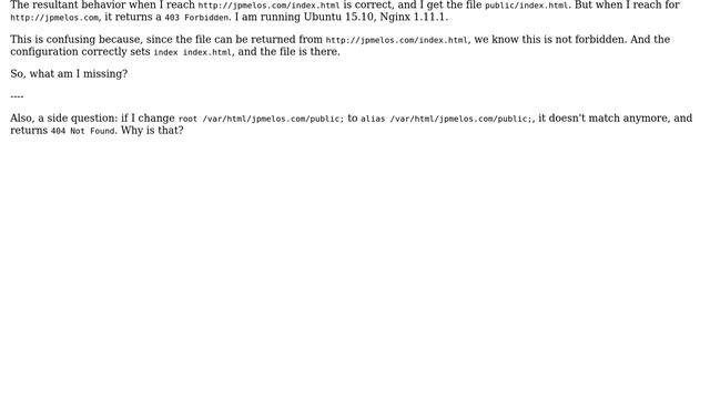 Nginx configuration for finding index.html смотреть онлайн