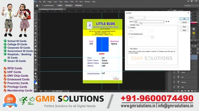 How to generate bulk id cards within a minutes using Photoshop | Printstatic смотреть онлайн