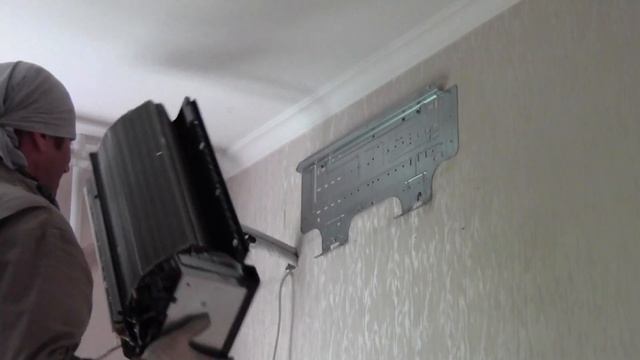 Кондиционер Toshiba, мыши, демонтаж, ремонт, монтаж