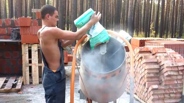 Теплый раствор для Поротоновых блоков на Вермикулите. смотреть онлайн