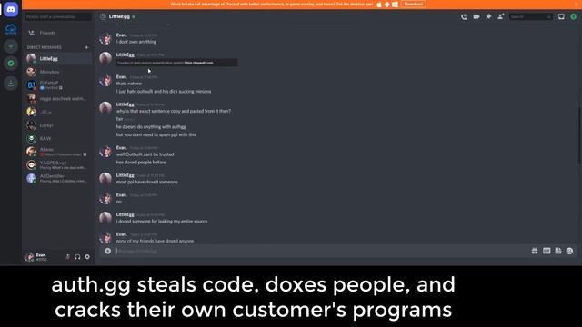 auth.gg caught cracking their own customer's programs смотреть онлайн