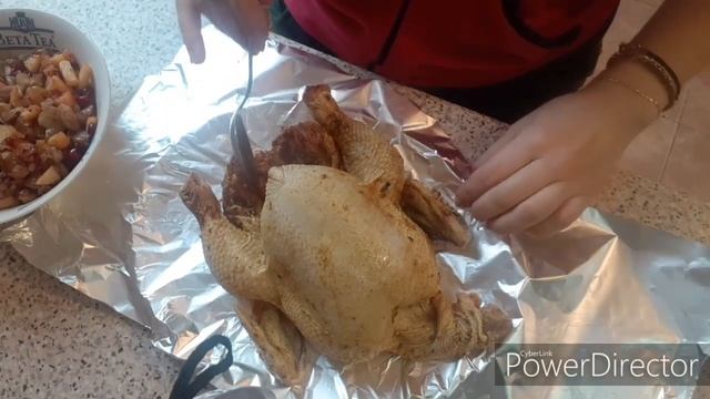 Новогодняя фаршированная курица ! смотреть онлайн