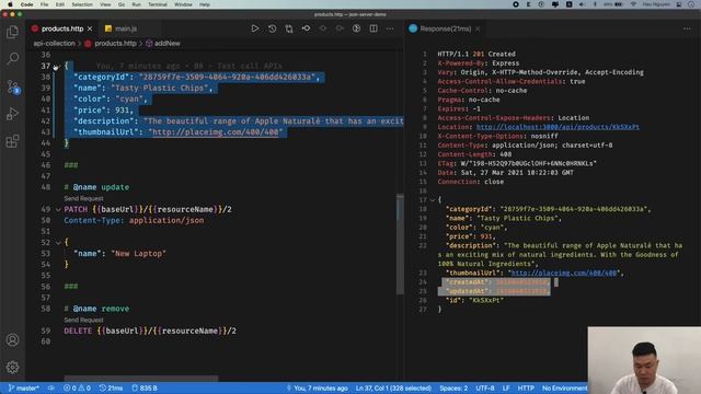 JSON Server 09 - Tự động thêm createdAt vào tất cả requests ? смотреть онлайн