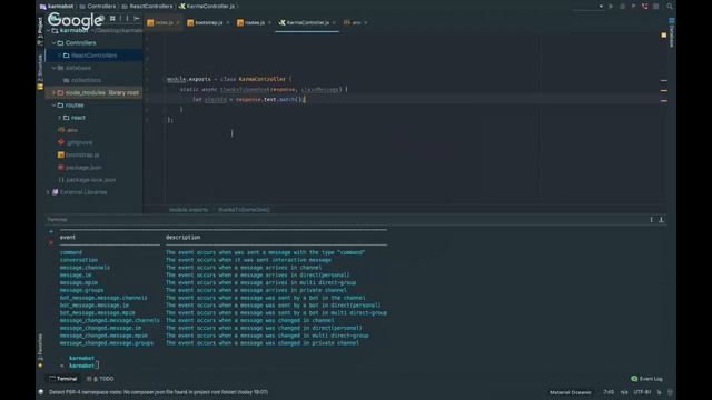 Мастер-класс "Написание Slack-бота на Node.js" смотреть онлайн