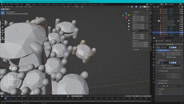 Curso de Modelado de joyería con Blender Anillo смотреть онлайн