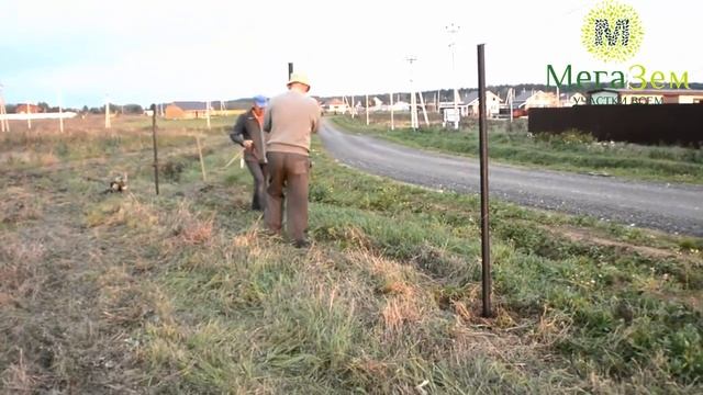 Строительство внешнего ограждения в коттеджном поселке "Можайские сады". смотреть онлайн