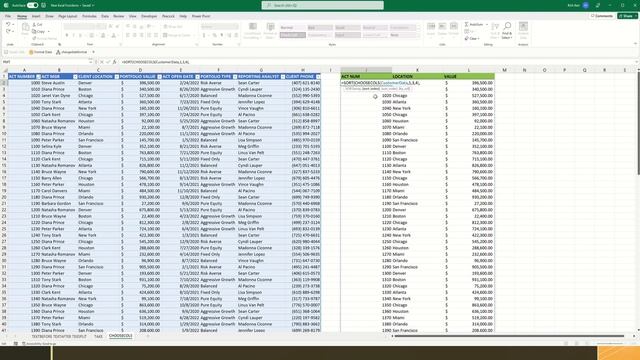 Excel TAKE, SORT, CHOOSECOLS Functions смотреть онлайн