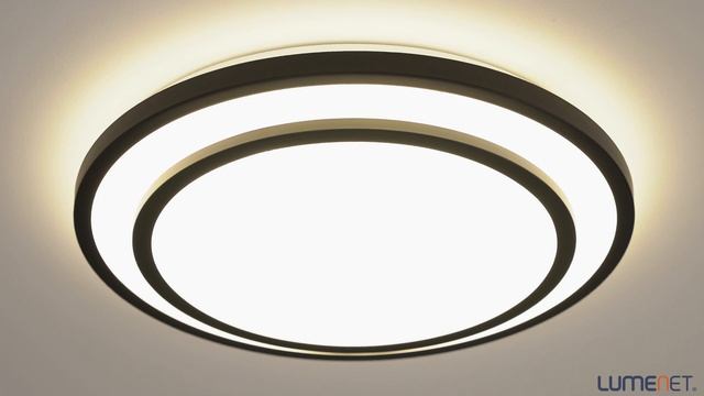 Ledvance ceiling LED lamp 36W, warm white, black (Orbis Berlin) смотреть онлайн