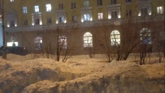 Маршрут №2 Вечер, Норильск. 02.12.2020, атмосфера автобуса. Пурга. смотреть онлайн