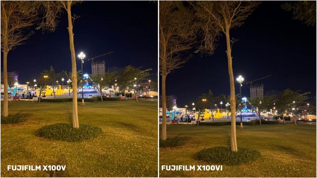 Fujifilm X100VI VS Fujifilm X100V | Night Mode Camera Test