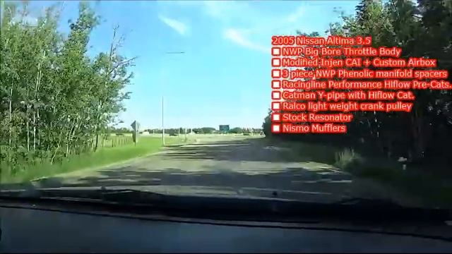 Quick drive with Mods - Nismo, Injen, Cattman, NWP, Enkei & More... Nissan Altima V6 смотреть онлайн