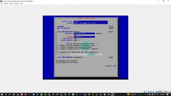 How To Setup Static IP Address Centos Stream 9
