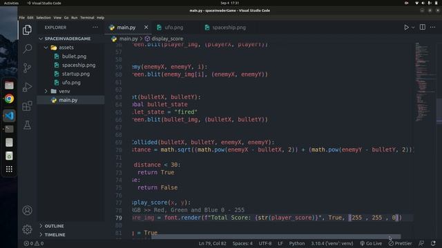 Pygame For Beginners | Adding Score Text #9 смотреть онлайн