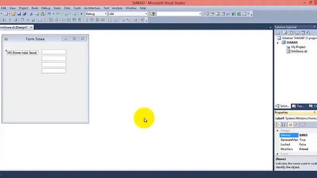 Tutorial Cara Penamaan Komponen Pada Visual Basic Net смотреть онлайн