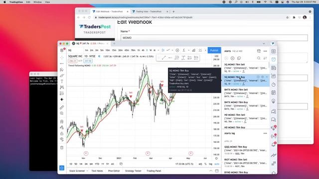 TradingView Automated Trading with TradersPost - Stocks, Options, Futures смотреть онлайн