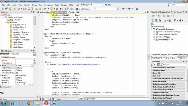 How To Read Weight Scale Value From Delphi With Comport Library смотреть онлайн
