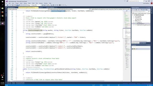 C# Using the WebClient in .NET to Parse Stock Data From Google and Yahoo смотреть онлайн